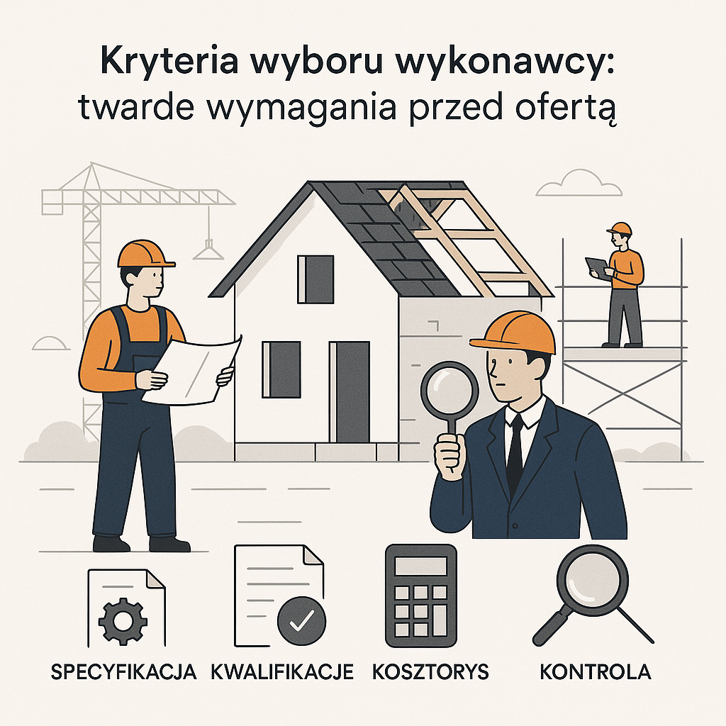 Kryteria wyboru wykonawcy: twarde wymagania przed ofertą