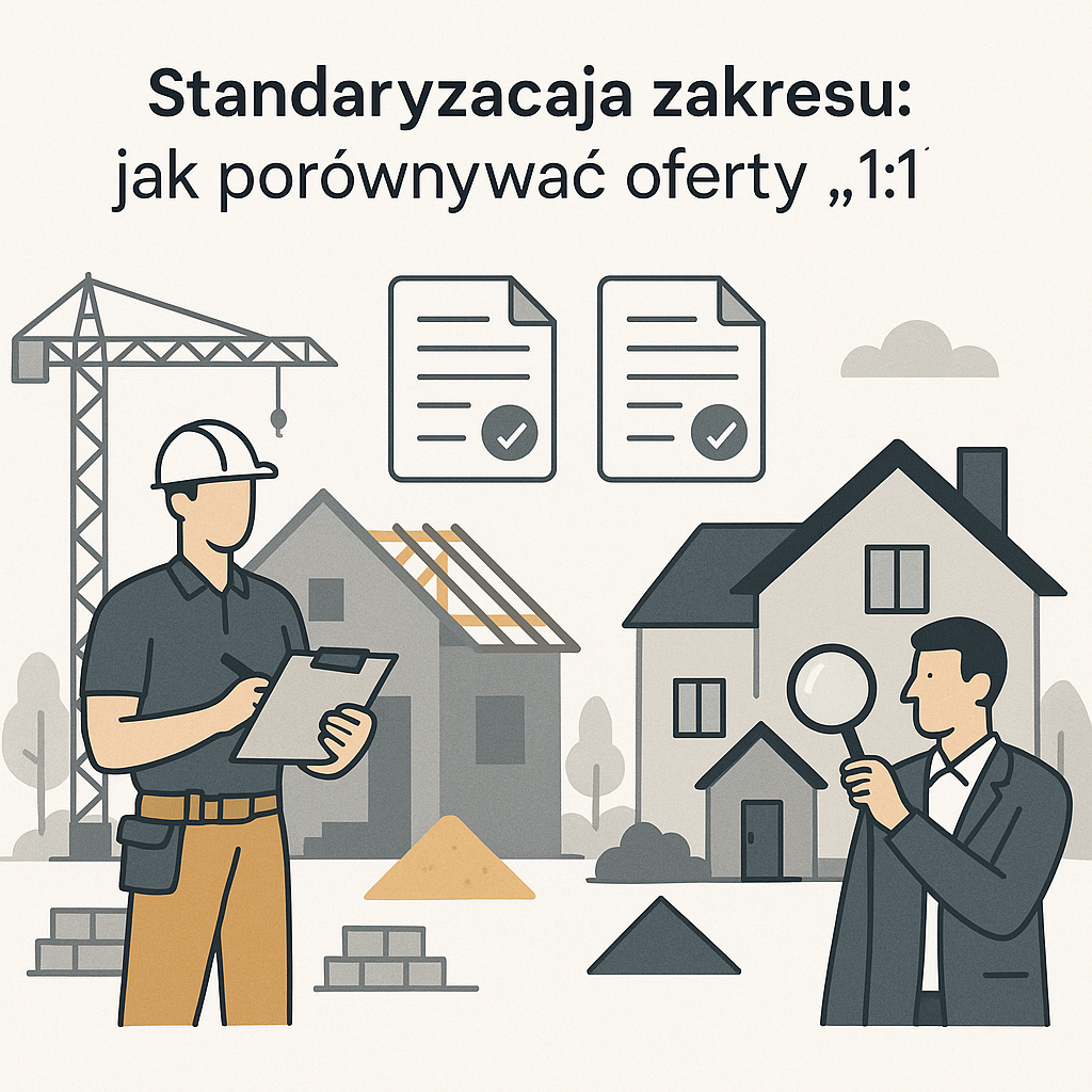 Standaryzacja zakresu: jak porównywać oferty „1:1”